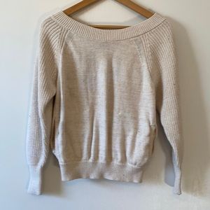 Victoria Secret sweater,cream/beige, with pockets.
